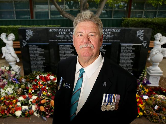 Gary Raymond was a young member of the Police Rescue Squad when he responded to the Granville train derailment and bridge collapse. Picture: Justin Sanson