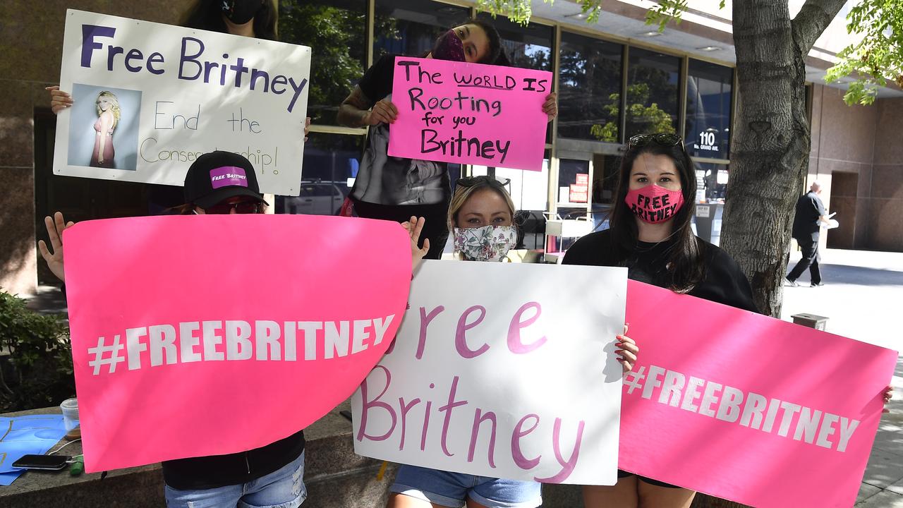 The #FreeBritney movement has picked up this year amid the pop star’s court battle. Picture: Frazer Harrison/Getty Images