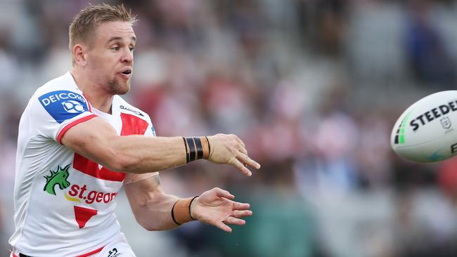 Matt Dufty will line-up at fullback for the Dragons against the Warriors this weekend.