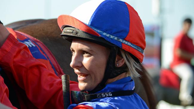 Simone Montgomerie died in a race fall in the Lightning Plate in Darwin in 2013. Picture: Greg Irvine.