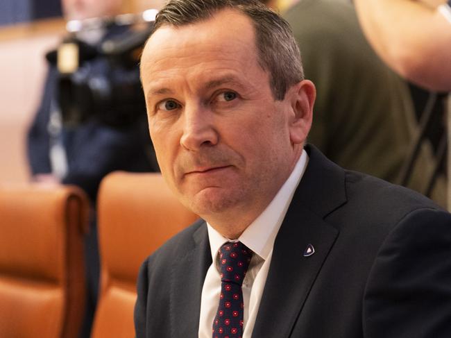 CANBERRA, AUSTRALIA - NewsWire Photos June 17, 2022: Premier of West Australia, Mark McGowan at the National Cabinet meeting at Parliament House, Canberra. Picture: NCA NewsWire / Martin Ollman