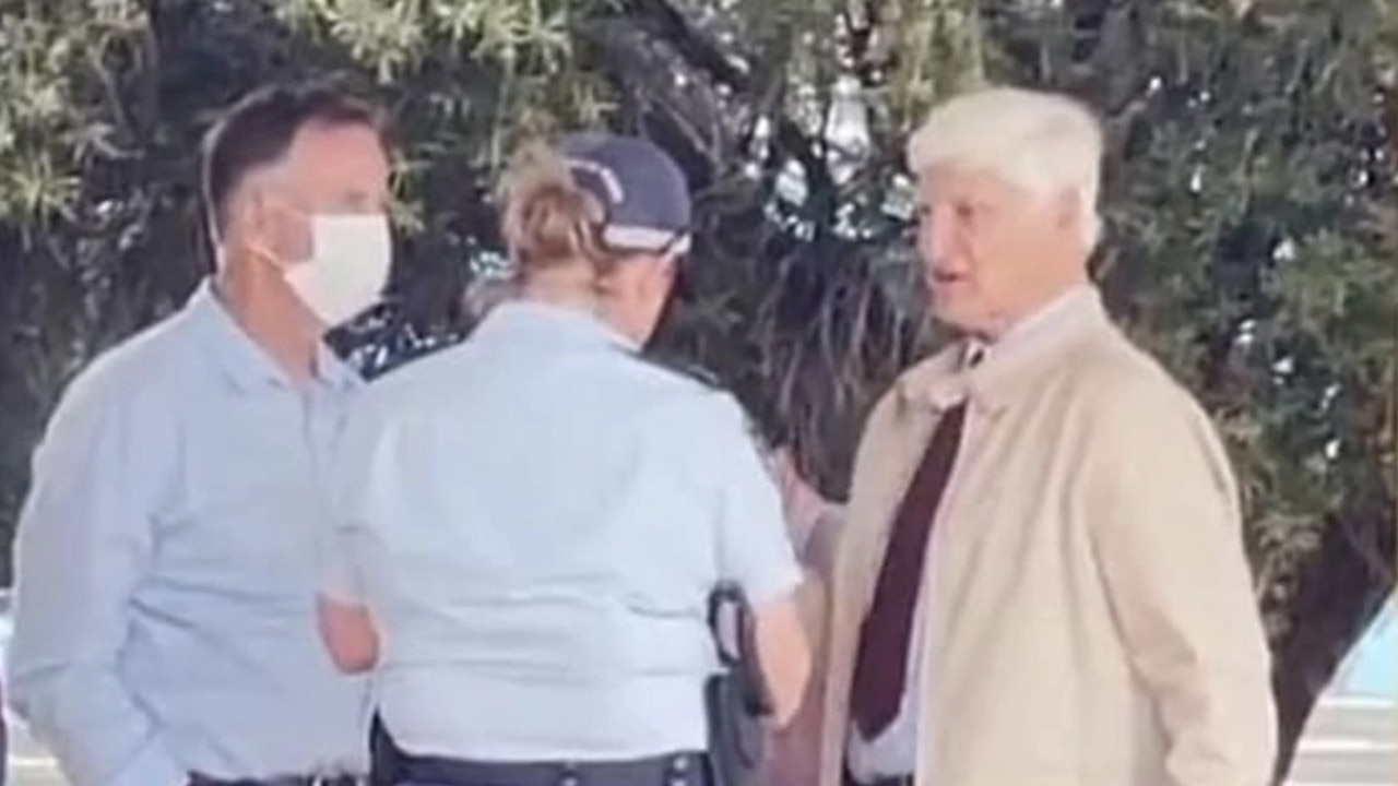 Police were called to speak to associates of Bob Katter on Sunday.