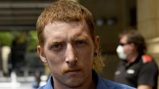 Bradley Justin Staude outside the Adelaide District Court last year.