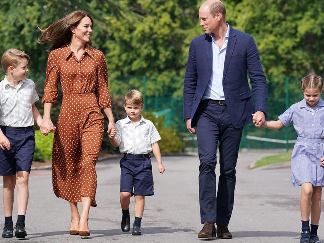 The royal children will now attend Lambrook School, near Ascot in Berkshire. Picture: Jonathan Brady/AFP