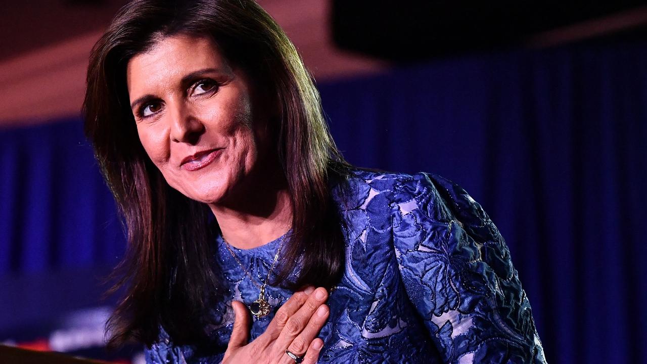 Republican presidential hopeful and former UN Ambassador Nikki Haley didn’t win – but she did better than many expected. Picture: Joseph Prezioso / AFP