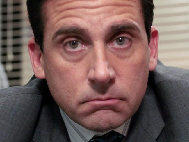 Actor Steve Carrell in a scene from TV series 'The Office'.