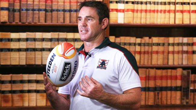 Brad Fittler led Lebanon to the World Cup quarterfinals last year. Picture: Mark Evans