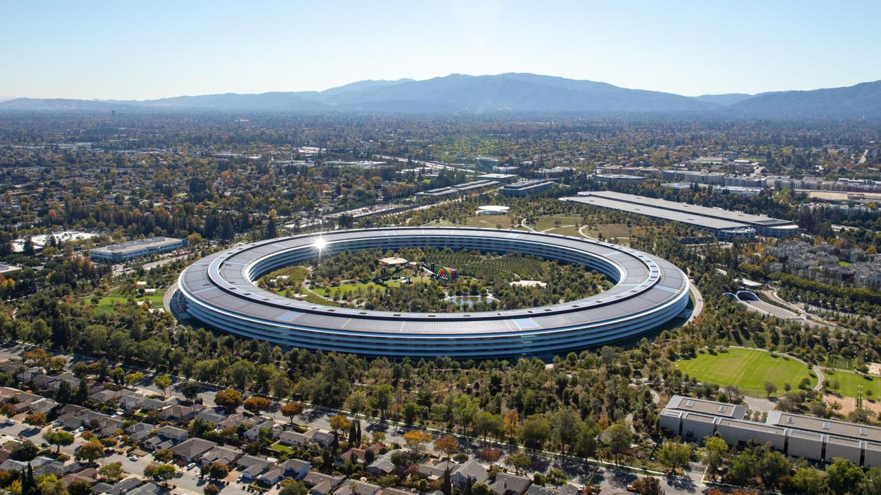 The launch took place at Apple Park, south of San Francisco in California. Photographer: Sam Hall/Bloomberg