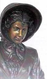 SCULPTURE: Who was the Mary behind Mary St? This image appears on the invitations sent out to Gympie businesses for the unveiling of the sculpture on Valentine's Day. Picture: Contributed.