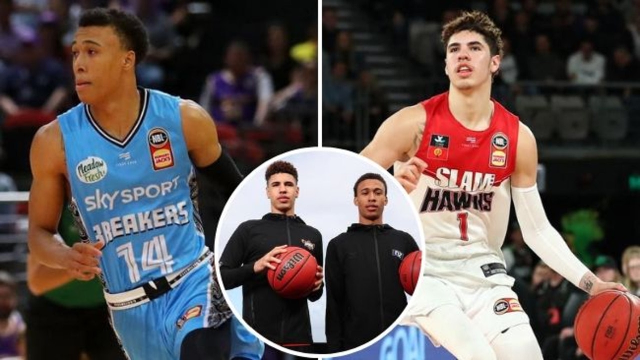 rj hampton and lamelo ball