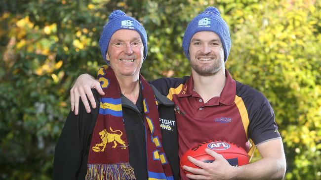 Neale Daniher & his son Ben, Canterbury,  Picture Yuri Kouzmin