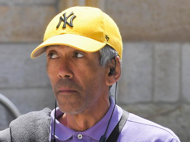 WOLLONGONG, AUSTRALIA - NewsWire Photos November 18, 2020: Jason Cutmore charged with deliberately coughing on people at Wollongong Courthouse for the continuing rape trial.Picture: NCA NewsWire / Simon Bullard.