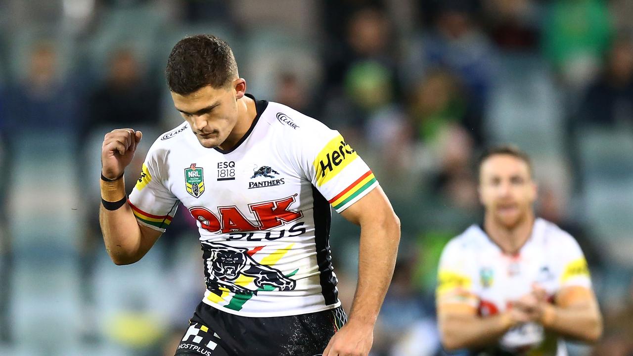 Nathan Cleary should be full of confidence coming of an Origin series win with NSW. Picture: Getty