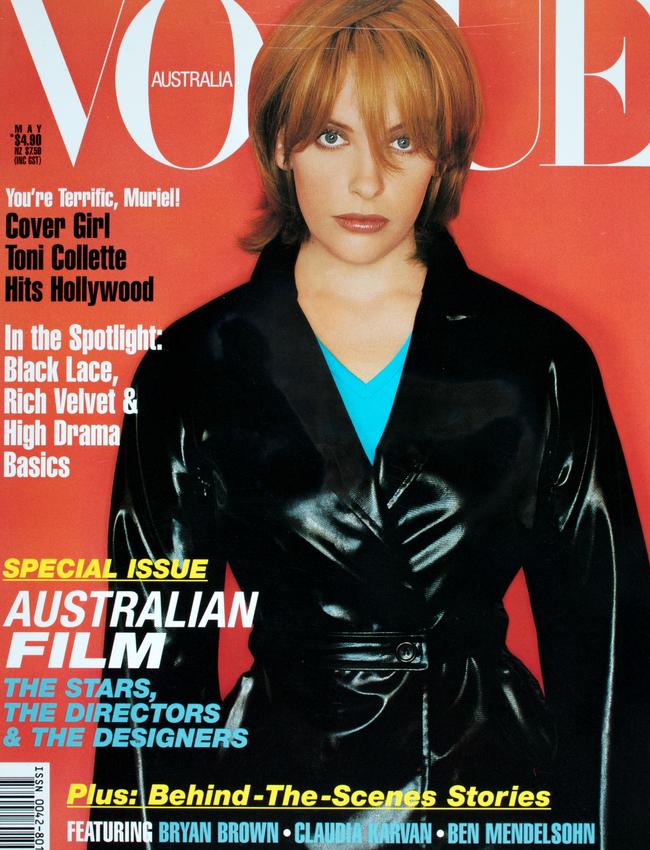 Vogue Australia, May 1996 Toni Collette photographed by Francois Dischinger Courtesy VOGUE Australia.