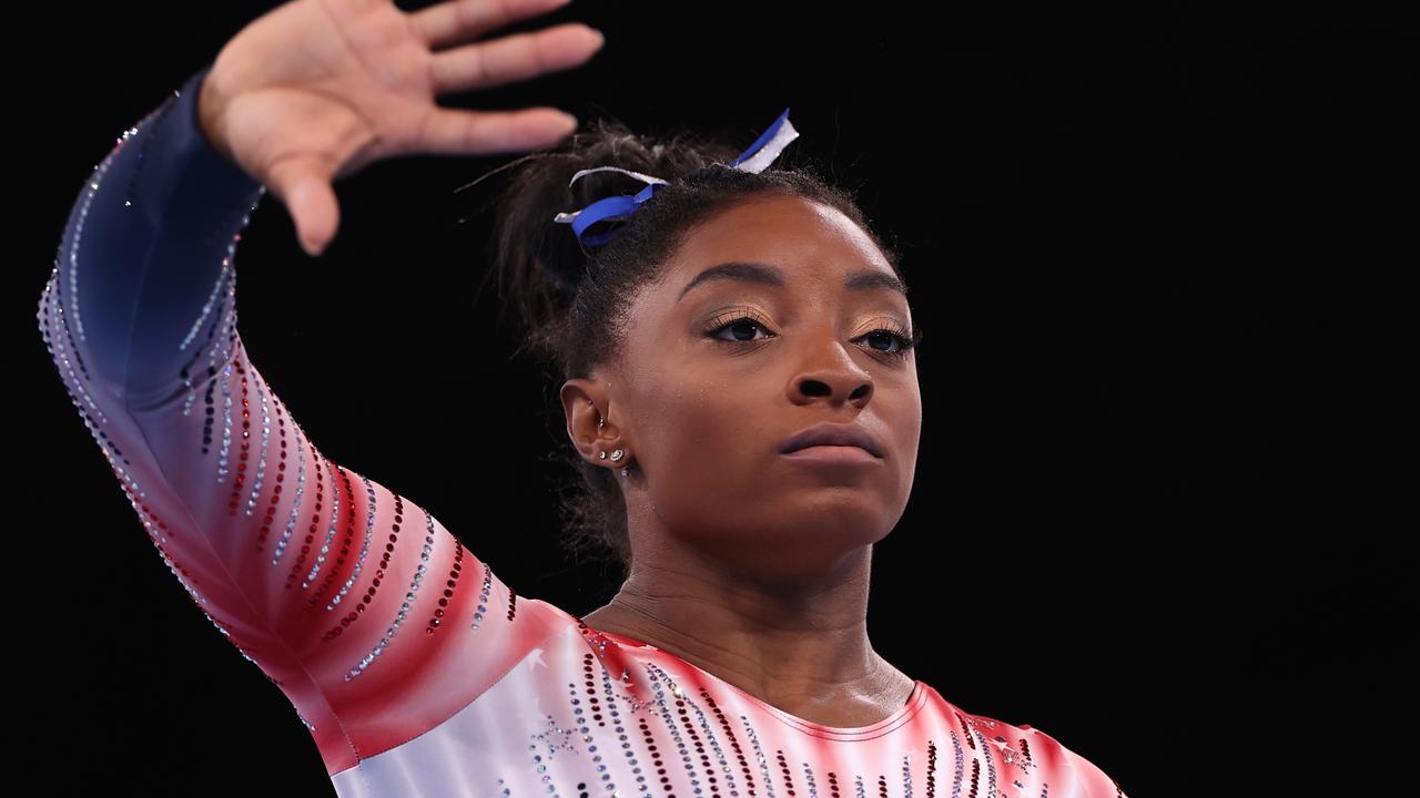 Simone Biles shocked the world when she withdrew from most of her events. Picture: Getty Images