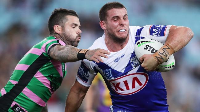 Bulldogs back-rower Adam Elliott is keen to work with new coach Trent Barrett next season. Picture: Getty Images