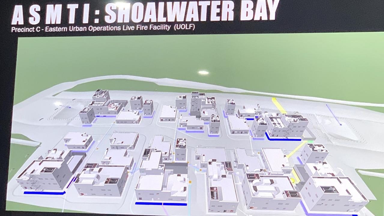 ASMTI: Eastern Urban Operations Live Fire facility renders for the Shoalwater Bay Training Area.