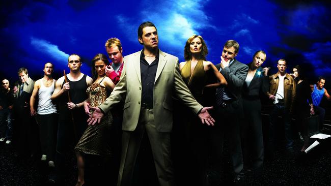 The cast of <i>Underbelly</i>, the dramatisation of Melbourne’s gangland war.