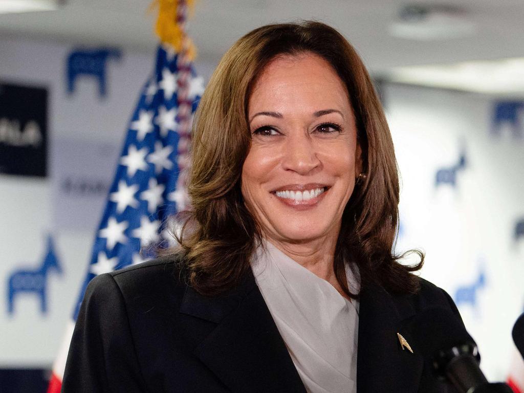 Democratic presidential candidate Kamala Harris has released her first campaign ad. Picture: AFP