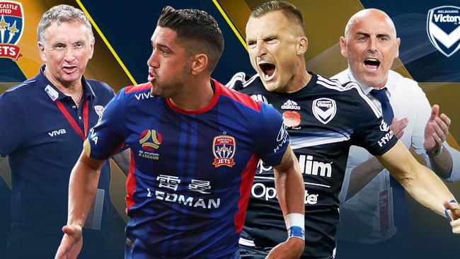 Newcastle Jets host Melbourne Victory in the A-League grand final