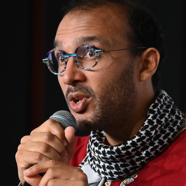 Greens’ Brisbane Lord Mayoral candidate Jonathan Sriranganathan. Picture: John Gass