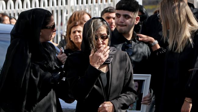 Family and close friends outside the church. Picture: NCA NewsWire