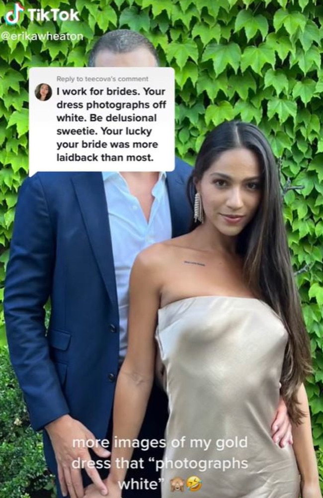 ‘too Sexy Wedding Guests Gold Dress Sparks Debate Over Outfit Rule Au — Australia 2921