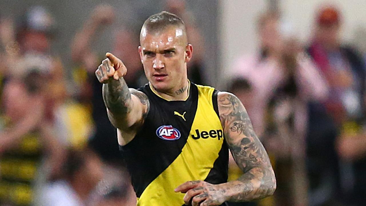 Dustin Martin was on fire. Photo: Jono Searle/AFL Photos