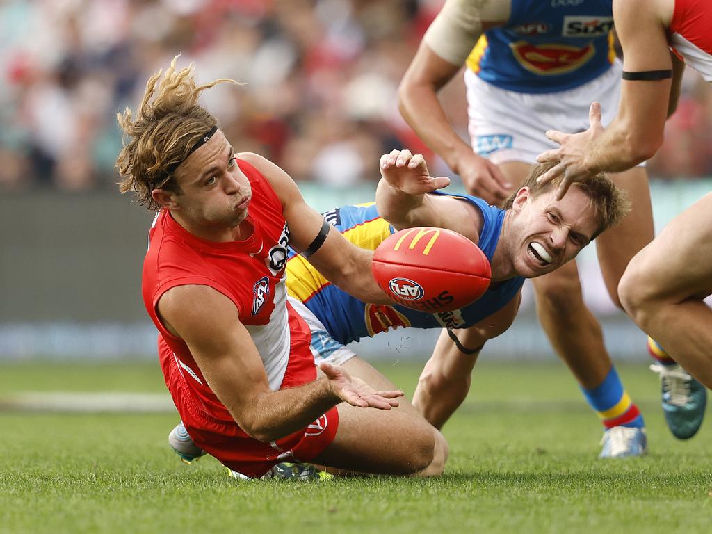 Sydney's James Rowbottom is one of the premier pressure players in the AFL.