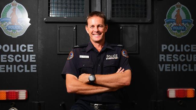 Former NT Police Tactical Response Group Sergeant Neil Mellon has been awarded Australian Police Medals for his service over the years. Picture: Justin Kennedy