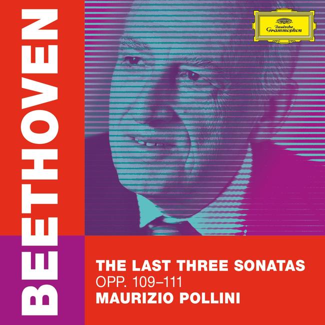 Album artwork for Maurizio Pollini's March 2020 release Beethoven's last three piano sonatas.