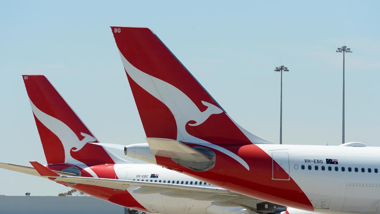 Qantas has dramatically turned around its fortunes from a $456 million loss. Picture: NCA NewsWire / Andrew Henshaw