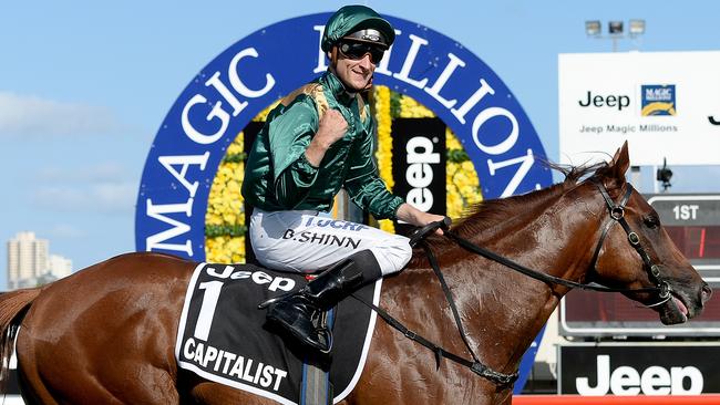 Capitalist can reclaim favouritism for the Golden Slipper with a win on Saturday.