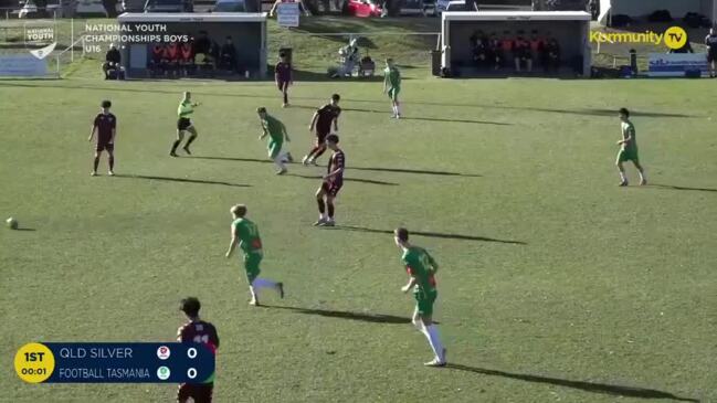 Replay: Queensland Silver v Tasmania (U16 15th/16th playoff) - Football Australia Boys National Youth Championships Day 6