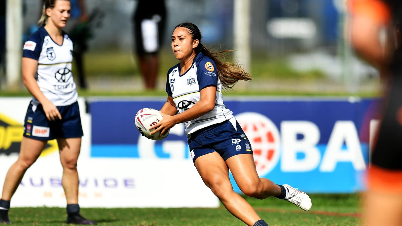 Jasmine Peters. QRL; BHP Premiership: Gold Stars Vs Brisbane Tigers at Jack Manski Oval, Townsville. Picture: Alix Sweeney