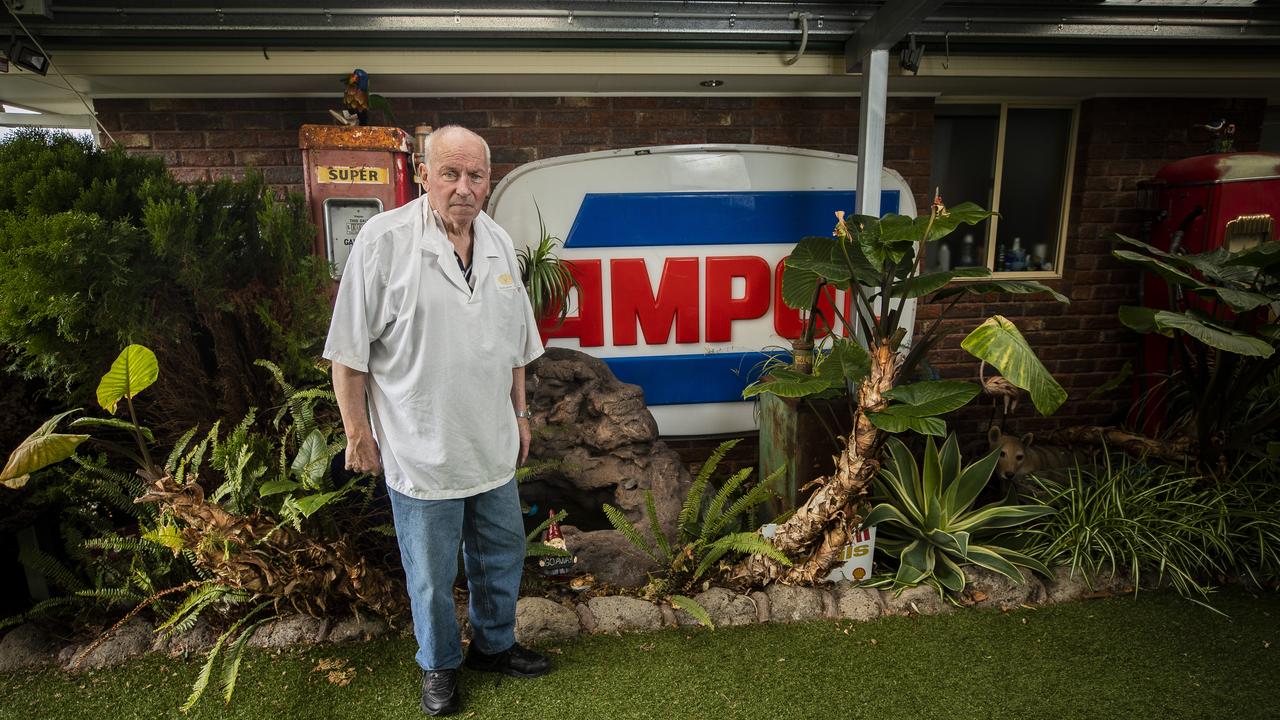 Butcher Philip "Robbo" Robinson at his home in Rosetta after the sentencing of Cheryl Ann Kendall who defrauded over $400,000 from his former business. Picture: Richard Jupe