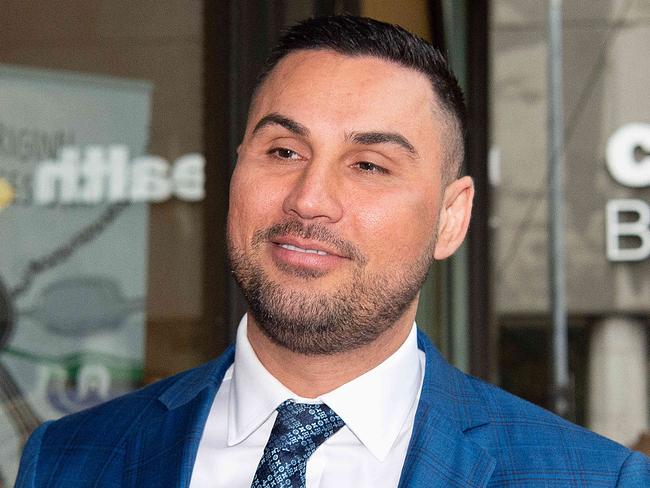 SYDNEY, AUSTRALIA - NCA NewsWire Photos JULY, 27, 2020: Salim Mehajer leaves Downing Centre court, Sydney.  Salim Mehajer is charged with staging a crash to avoid court, lying, fraud and drug supply. Picture: NCA NewsWire / Bianca De Marchi