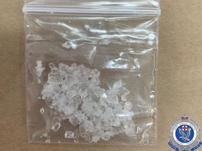 Methylamphetamine seized during a raid in NSW. Picture: NSW Police