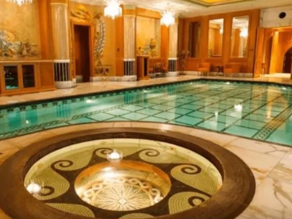 One of the five pools inside the palace. Picture: thesun.co.uk