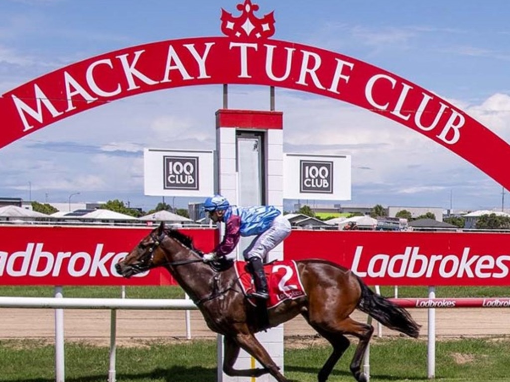 King Pin Power lands the prize for Bronte Kent and jockey Ashley Butler on Saturday. Picture: Racing Queensland - Jim Law.