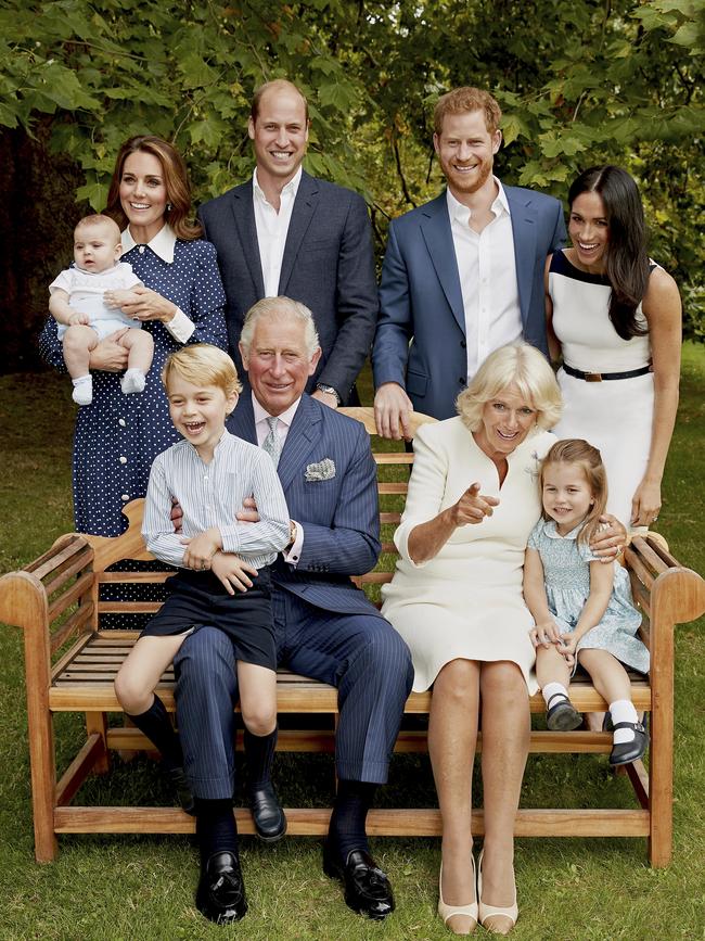 Prince Charles with family to mark his 70th birthday.