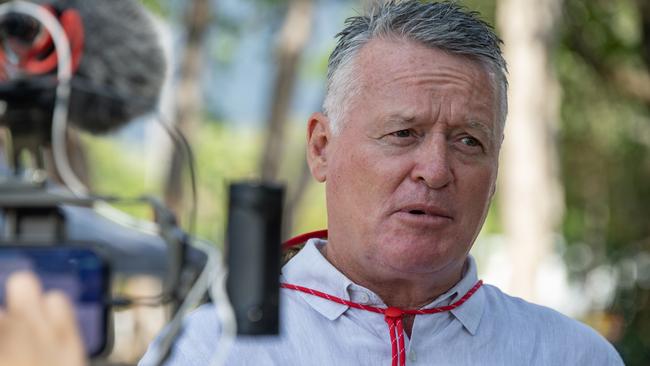 QLDVOTES24 Labor Memeber for Cairrns and Queensland State Tourism Minister Michael Healy  the 2024 State Election Barron River booth in Cairns  Queensland. Picture: Brian Cassey - ÃÂ©pic by Brian CasseyImages by Brian Cassey