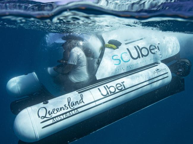 The new ScUber will take you underwater.