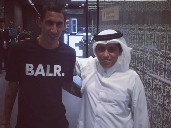 Angel Di Maria was spotted in Doha, set to undergo a medical with Paris Saint-Germain.