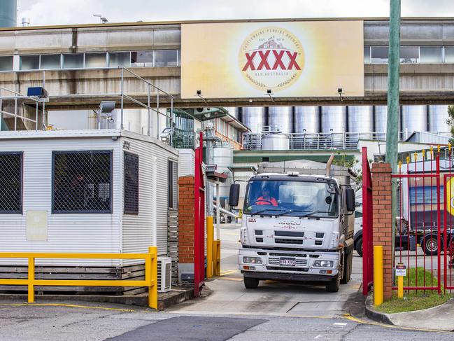 XXXX brewery in Milton. Picture: Richard Walker