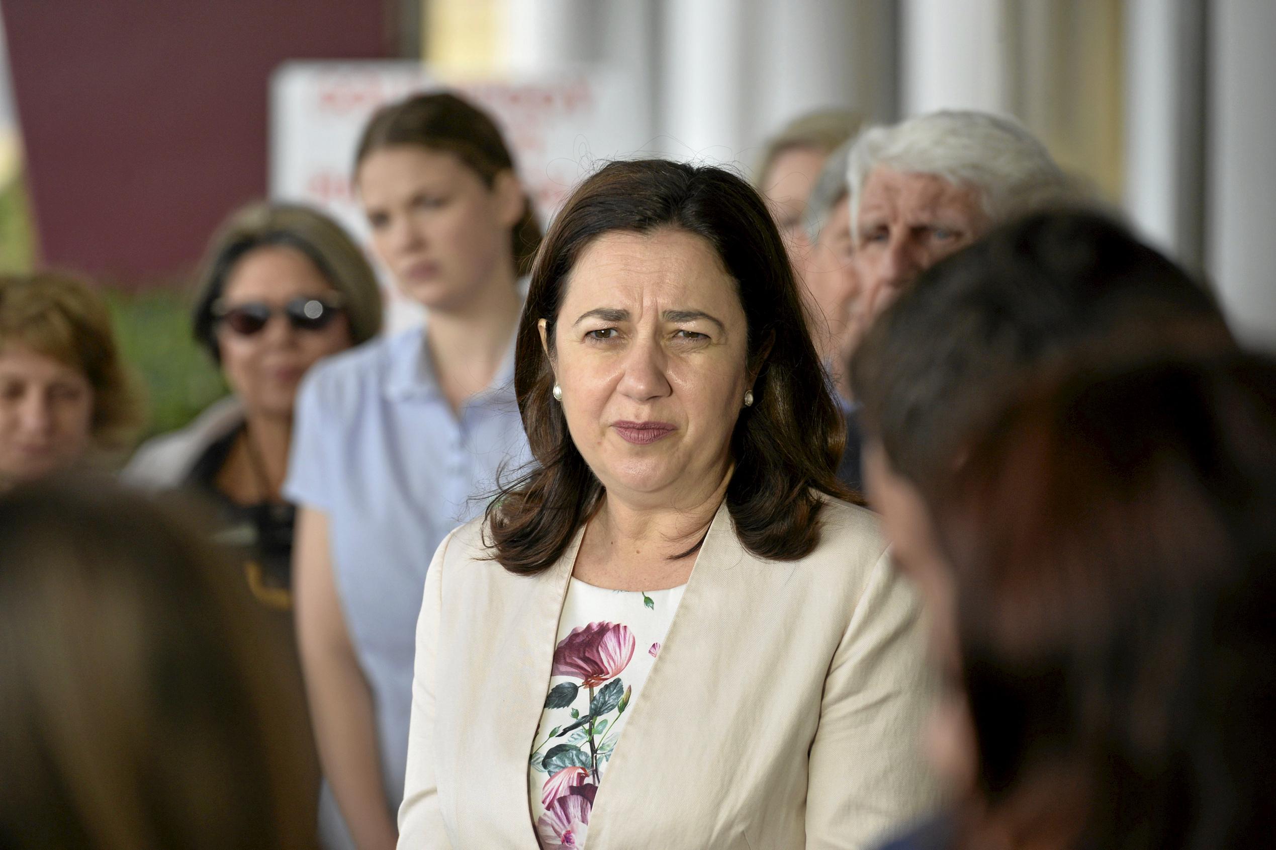 Premier Annastacia Palaszczuk and Minister for Health and Minister for Ambulance Services Dr Steven Miles at Toowoomba Hospital. Cabinet in Toowoomba. September 2018. Picture: Bev Lacey