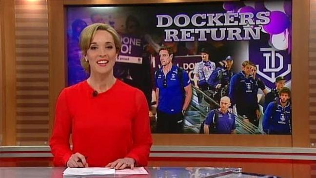 Nine News - Dockers return home