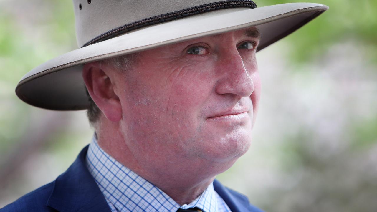 Barnaby Joyce failed to seize the Nationals leadership from Michael McCormack. Picture: Kym Smith