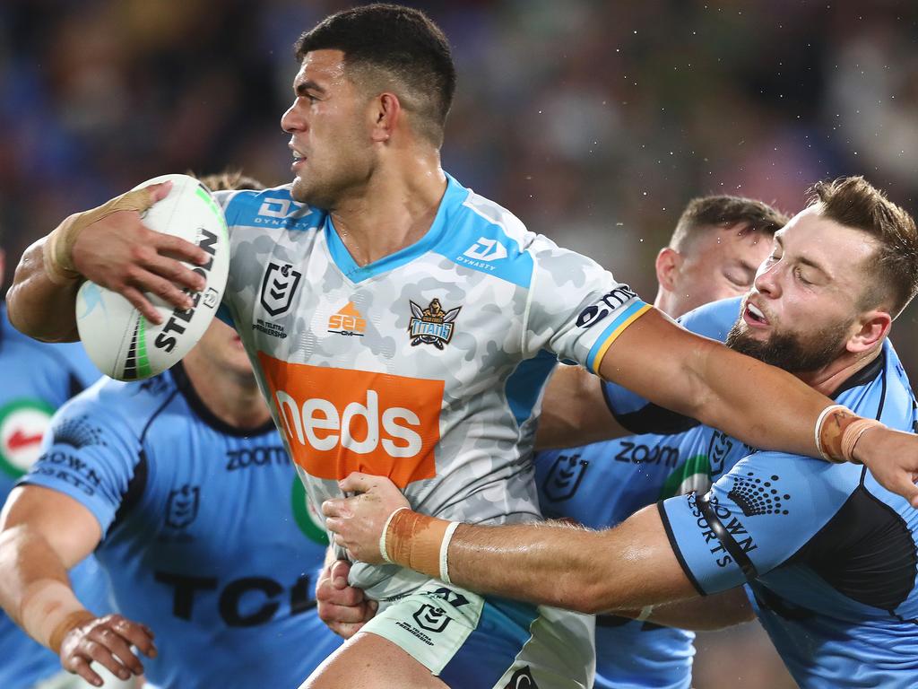 David Fifita is an almost unstoppable force at the moment. Picture: Chris Hyde/Getty Images