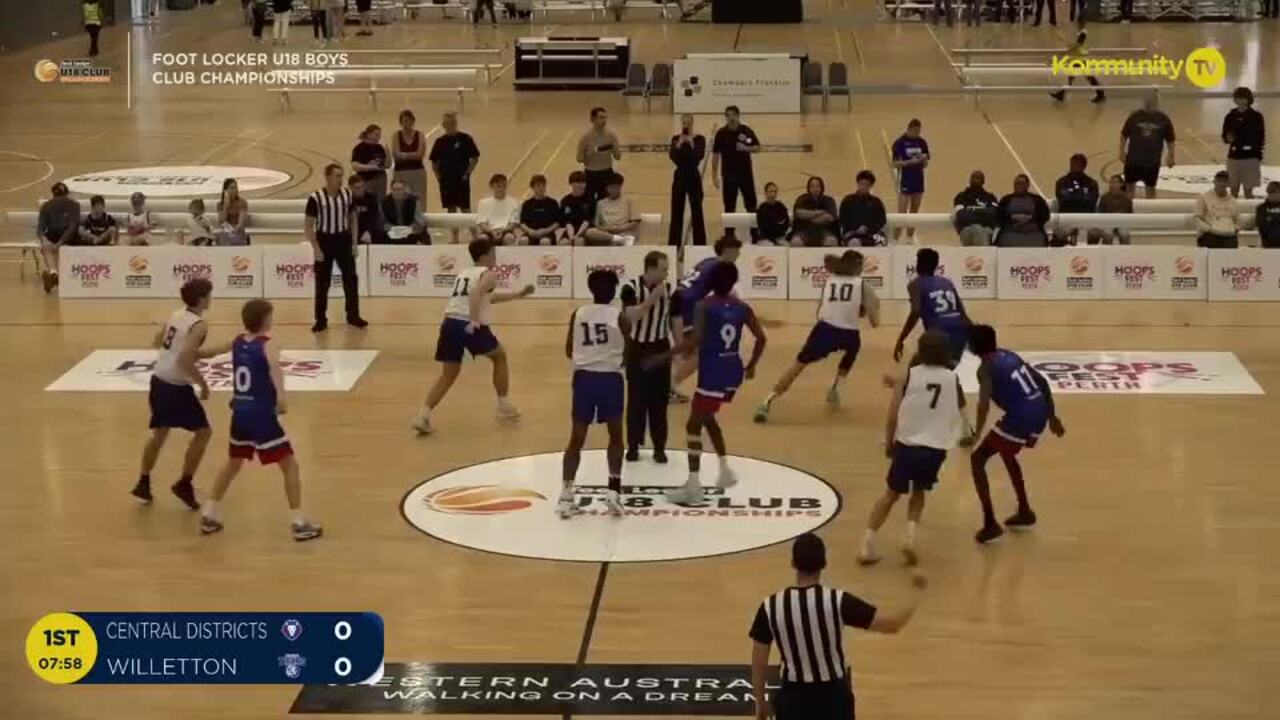 Replay: Central Districts v Willetton (Boys Gold medal) - 2024 BA Under-18 Club Championships Day 6